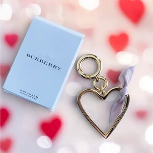 Burberry Gold Heart Bag Charm GWP